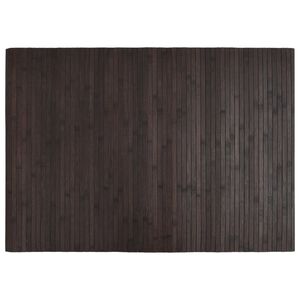vidaXL Tapete retangular 70x100 cm bambu castanho-escuro