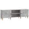 vidaXL Gabinete para TV 150 x 31 x 50 cm Cinzento Cimento