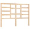 vidaXL Cabeceira de cama 156x4x104 cm pinho maci&ccedil;o