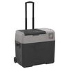 vidaXL Mala t&eacute;rmica c/ rodas e pega 30 L polipropileno preto/cinzento