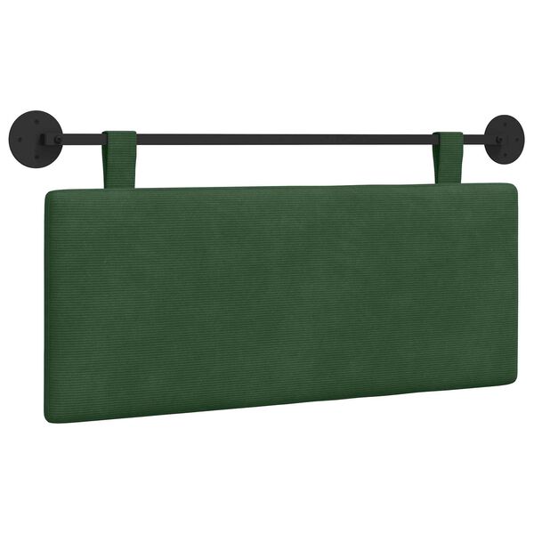 vidaXL Cabeceira Suspensa Montado na parede Tecido de Veludo Cotele