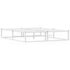 vidaXL Estrutura de cama sem colch&atilde;o branco 160x200 cm metal
