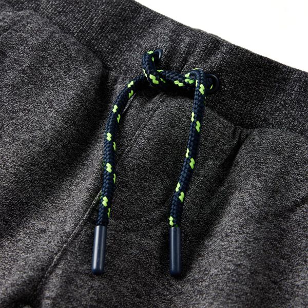 Calças de fato de treino para criança cinzento mesclado 128