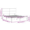 vidaXL Cama sem colch&atilde;o 160x200 cm madeira de pinho maci&ccedil;a