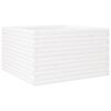 vidaXL Vaso/floreira de jardim 80x80x46 cm madeira pinho maci&ccedil;a branco