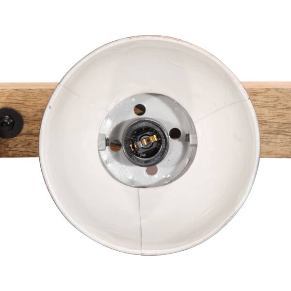 vidaXL Candeeiro de parede 25 W 90x25 cm E27 vermelho desgastado