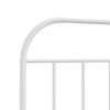 vidaXL Cabeceira de substitui&ccedil;&atilde;o 193 cm metal branco