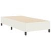 vidaXL Cama Box Creme 80 x 200 cm Tecido de Veludo Cotele