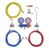 vidaXL Conjunto man&oacute;metro colector 2 formas num kit de ferramentas
