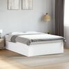 vidaXL Estrutura de cama 150x200 cm derivados de madeira branco