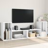 vidaXL M&oacute;veis de TV 2 pcs 75x30x50 cm derivados de madeira branco