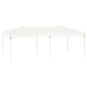 vidaXL Tenda para festas dobr&aacute;vel 3x6 m branco