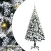 vidaXL &Aacute;rvore de Natal Artificial Branco 120 cm PVC, A&ccedil;o e Pl&aacute;stico