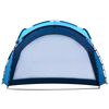 vidaXL Tenda festas com LEDs e 4 paredes laterais 3,6x3,6x2,3 m azul