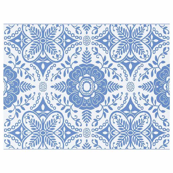 vidaXL Tapete para Outdoor ARAKIL Azul bebé 300 x 400 cm PP