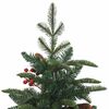 vidaXL Árvore de Natal Artificial Verde 120 cm PVC, Metal e Plástico