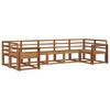 vidaXL Conjunto de Sof&aacute;s para Exterior 7 pcs Natural