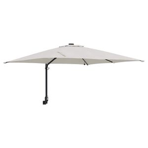 vidaXL Guarda-sol de Jardim Areia 248,5 x 247,5 x 160 cm