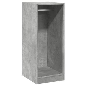 vidaXL Roupeiro 48x41x102 cm derivados de madeira cinzento cimento