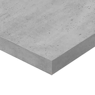 vidaXL Prateleiras p/ estante 4pcs 80x20x1,5cm contrapl. cinza cimento
