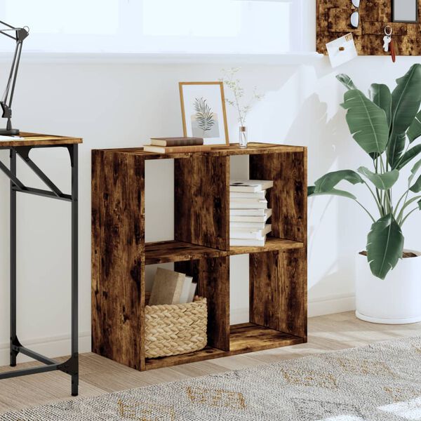 vidaXL Estante 68,5x32x68,5 cm derivados de madeira carvalho fumado