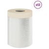 vidaXL Lona de Poeira com Fita Adesiva 12 pcs 30 x 3300 cm HDPE