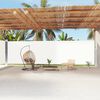 vidaXL Toldo lateral retrátil 220x1200 cm cor creme