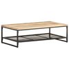 vidaXL Mesa de centro 110x60x35 cm madeira de mangueira maci&ccedil;a