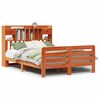 vidaXL Cama com estante sem colch&atilde;o 160x200 cm pinho maci&ccedil;o