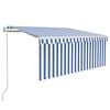 vidaXL Toldo el&eacute;trico com LED e sensor 3 x 2,5 m