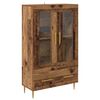 vidaXL Buff&ecirc; com gaveta Madeira Antiga 69,5 x 31 x 115 cm