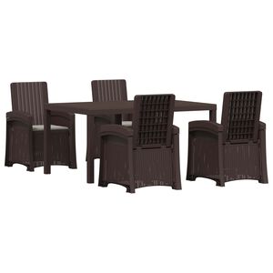 vidaXL Conjunto de Jantar para Jardim 5 unid. PP
