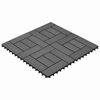 vidaXL Telha de Deck 11 pcs Cinzento 30 x 30 cm WPC