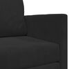 vidaXL Sof&aacute;-Cama 110cm Preto Veludo