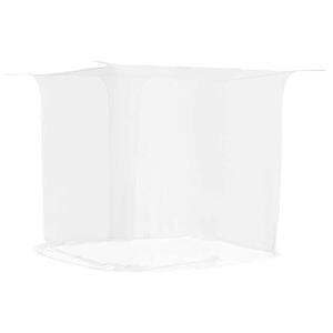 vidaXL Rede mosquiteira suspensa malha branco 220x100x150 cm