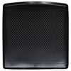 vidaXL Tapete de Porta-Malas Preto Borracha