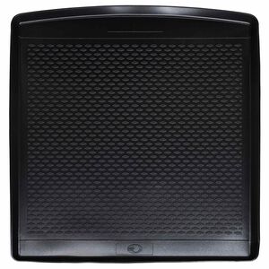 vidaXL Tapete de Porta-Malas Preto Borracha
