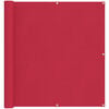 vidaXL Tela de Varanda 120 x 1000 cm Tecido Oxford Retangular Borgonha