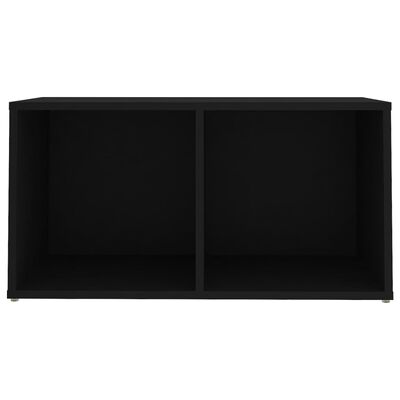 vidaXL Móveis de TV 2 pcs 72x35x36,5 cm contraplacado preto