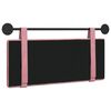 vidaXL Cabeceira Suspensa Rosa 110 x 55 x 5 cm Veludo