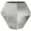 vidaXL Floreira Prateado 100 x 100 x 80 cm A&ccedil;o Galvanizado