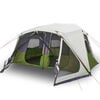 vidaXL Tenda familiar c/ LED 10 pessoas liberta&ccedil;&atilde;o r&aacute;pida verde-claro