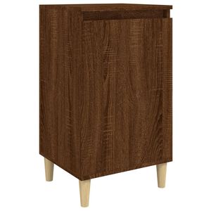 vidaXL Mesa cabeceira 40x35x70 cm derivados madeira carvalho castanho
