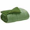 vidaXL Edredom de Inverno Colchonete Verde 135 x 200 cm Microfibra