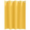vidaXL Cortinas Blackout com Argolas 2 pcs Amarelo Mostarda