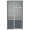 vidaXL Gaiola p/ pássaros 115x78x200 cm aço galvanizado antracite