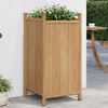vidaXL Vaso/floreira de jardim 40x40x80 cm bambu