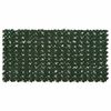 vidaXL Tela de Varanda com Folhas Verde-Escuro 200 x 100 cm