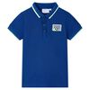 vidaXL Polo para crian&ccedil;a azul-escuro 104