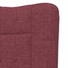 vidaXL poltrona Vinho Vermelho 63 x 67 x 94 cm Tecido e contraplacado